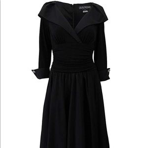 Portrait Collar Cocktail Dress